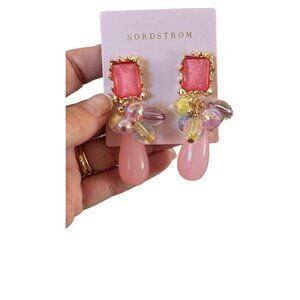 Bloomingdale’s Crystal Beaded Drop Fashion Earrings.